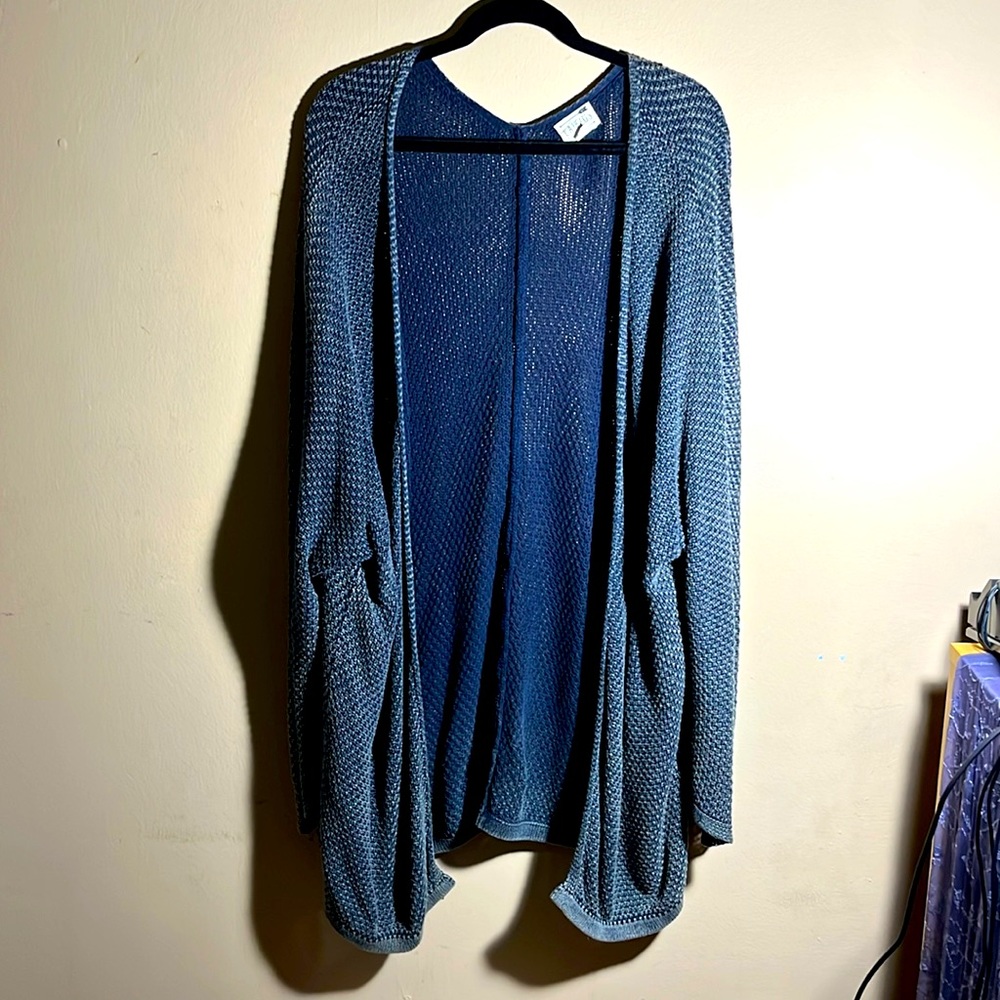 Pacsun Long Blue Cardigan